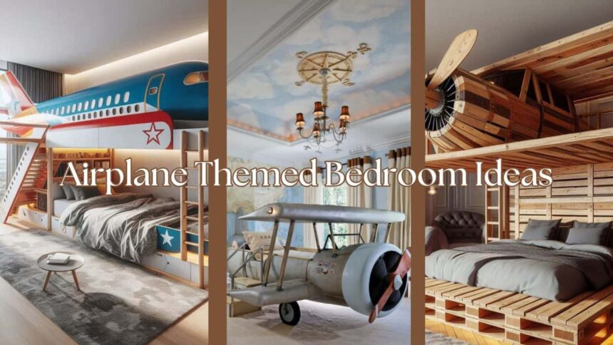 featured image for airplane themed bedroom