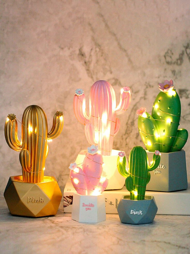 an image of cactus shaped lights