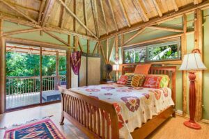 bamboo themed bedroom