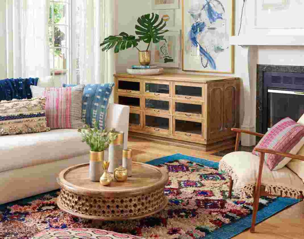 A Wooden Coffee Table image