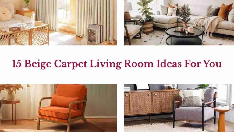 15 Beige Carpet Living Room Ideas to Elevate Your Cozy Minimalist Space ...