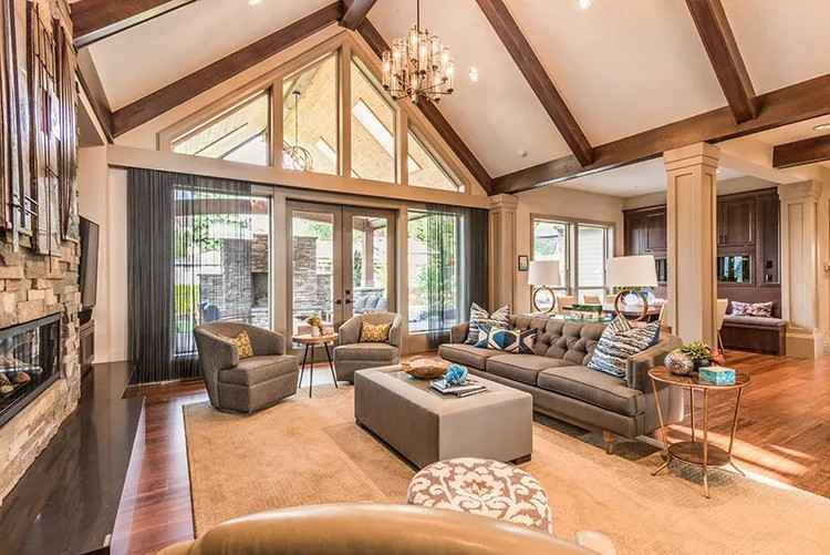 Cohesive Colour Palette for the vaulted room