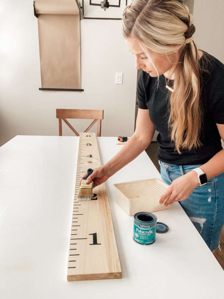 Wooden DIY growth bar