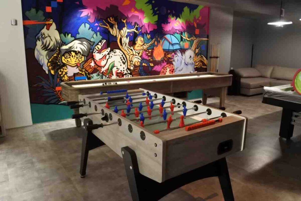 Foosball table for the gaming room