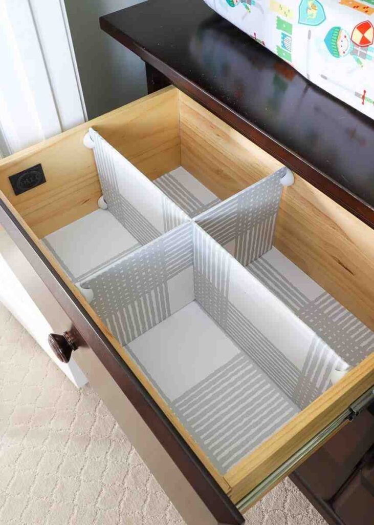 Drawer divider for storage