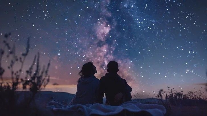 Stargazing at a night together