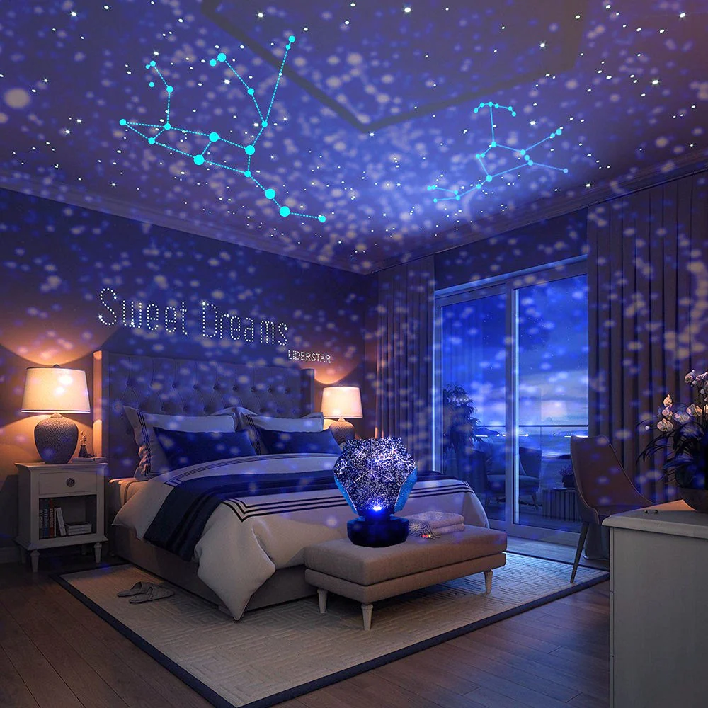 A night light projector for baddie room idea