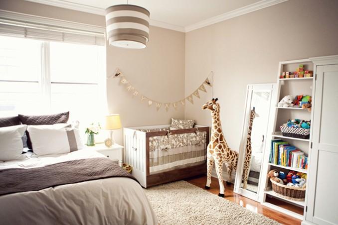 A minimal white and grey room