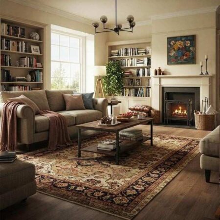 15 Beige Carpet Living Room Ideas to Elevate Your Cozy Minimalist Space ...