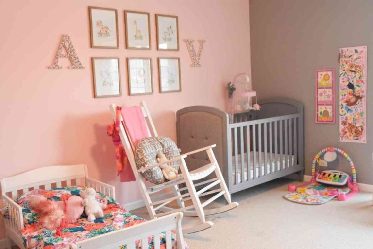 girl toddler and baby sharing room ideas featured image