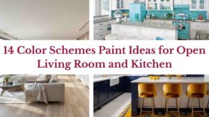 14 Trendy Color Schemes Paint Ideas for Open Living Room and Kitchen to ...
