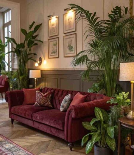 20 Classic Burgundy Sofa Living Room Ideas To Create A Rich And Elegant ...