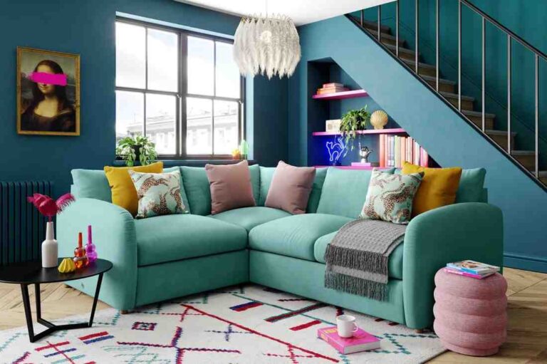 turquoise teal sofa living room ideas featured image