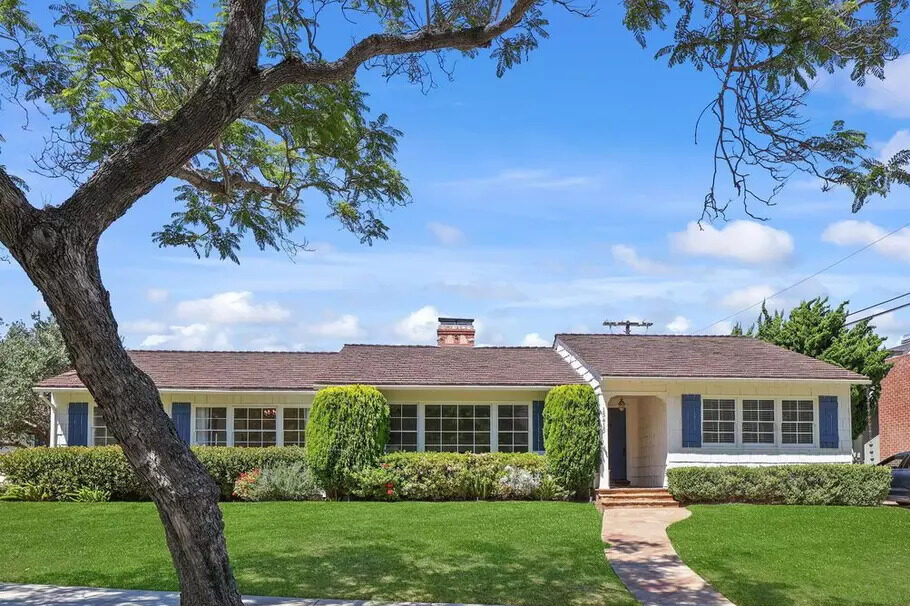 Front view of Adam Sandler home