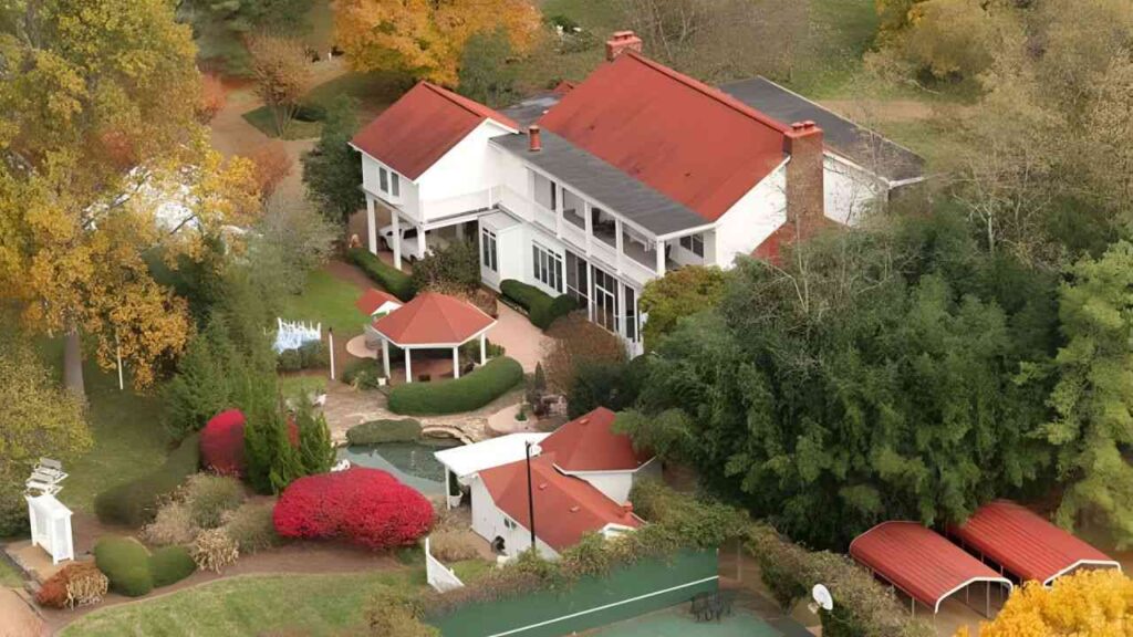 Dolly Parton House Aerial View