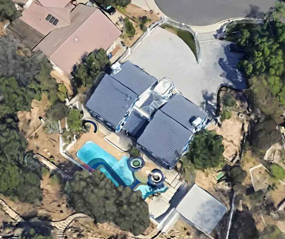 Aerial View of Blueface Home