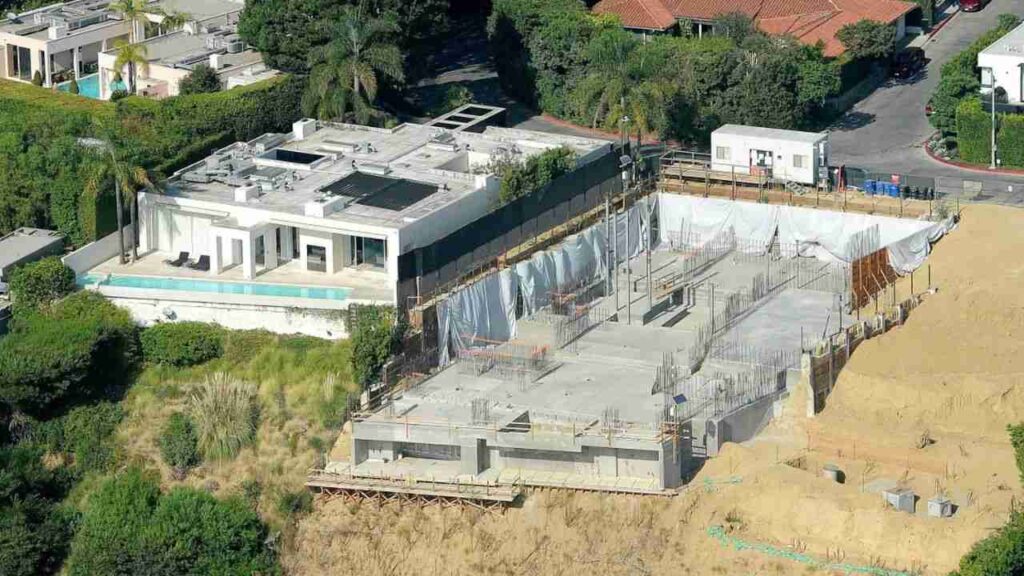 Aerial View of Keanu Reeves Home