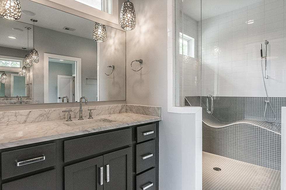 Bathroom area with vanity in Morgan Wallen Home