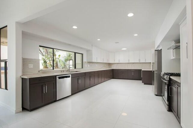Kitchen area of Blueface Home