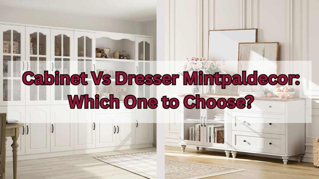 Cabinet VS Dresser Mintpaldecor Which One to Choose