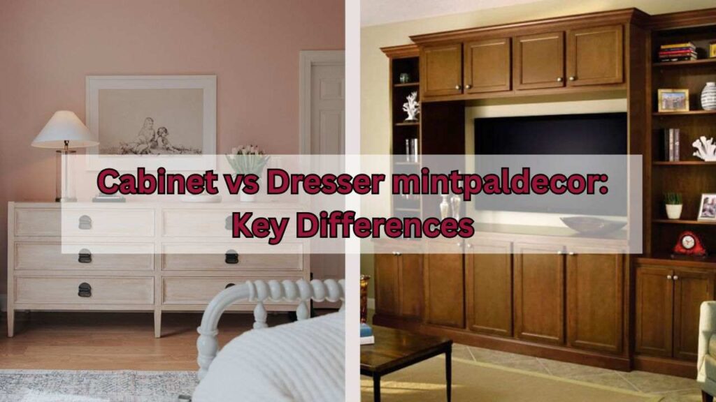 Cabinet vs Dresser mintpaldecor: Key Differences