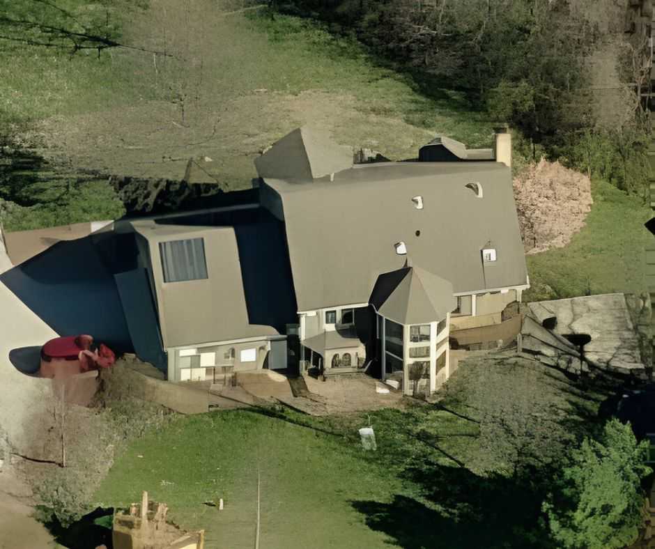 Drone view of Dave Chappelle House