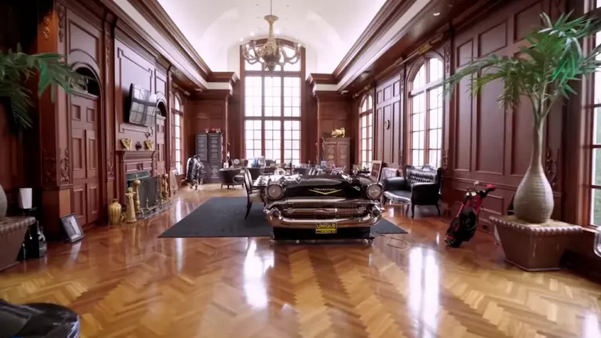 Dining area of Rick Ross house
