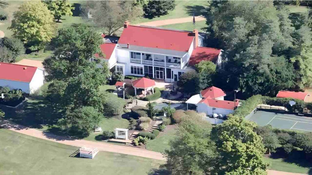 Drone View of Dolly Parton House