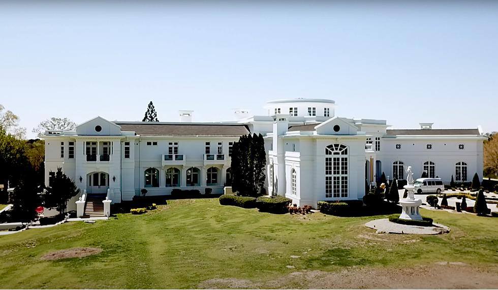 Drone View of Rick Ross house in Fayetteville, Georgia
