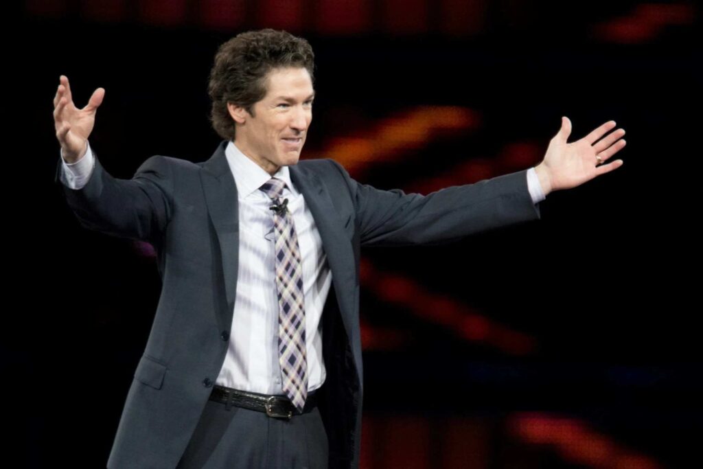 An image of Joel Osteen on Stage