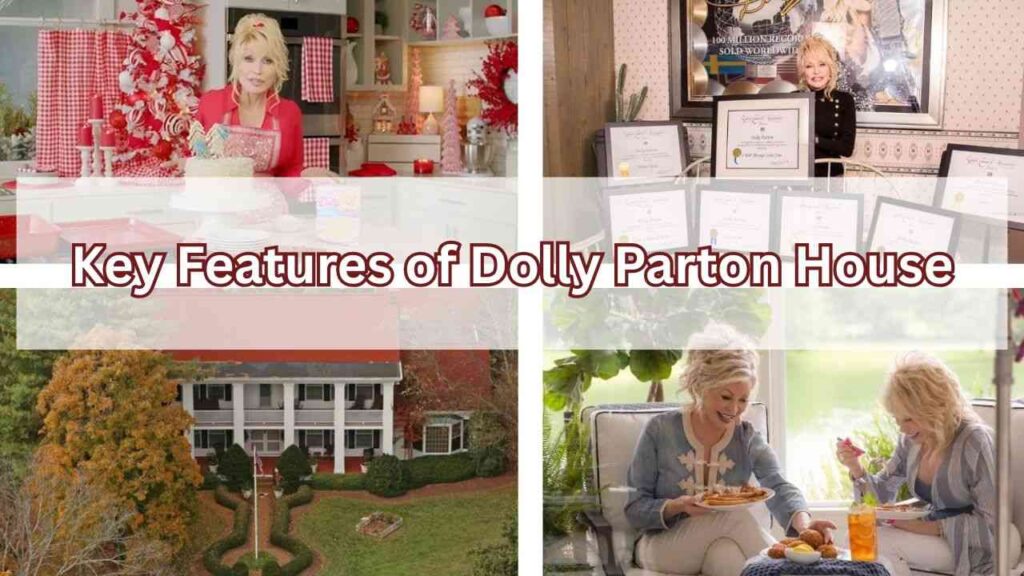 A Collage of Pictures of Dolly Parton Home
