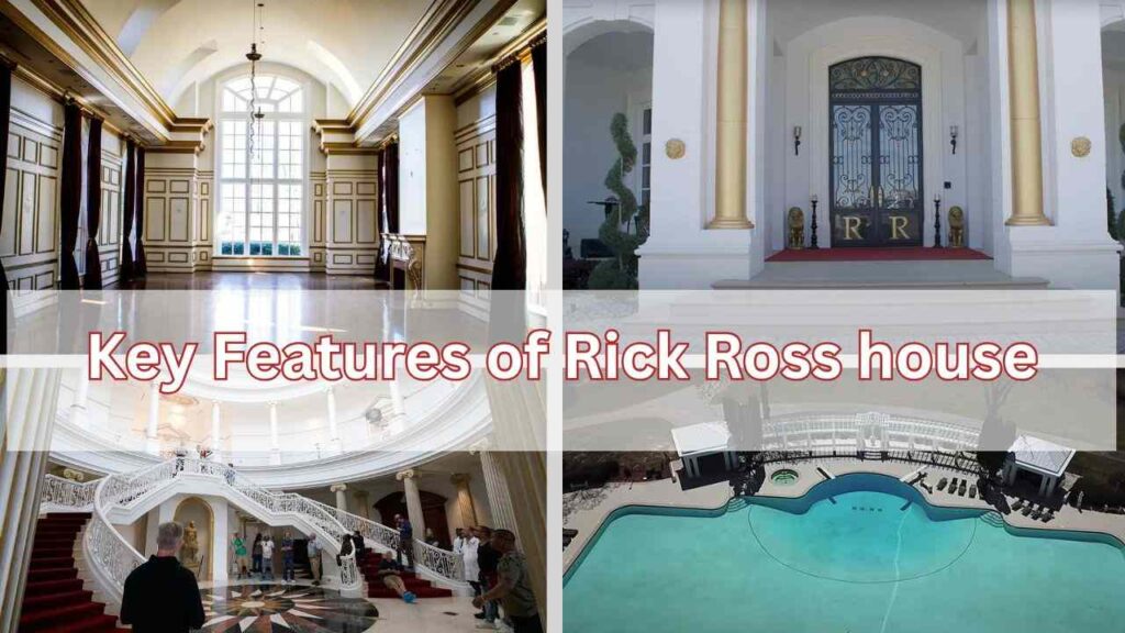 Collage of Pictures of Rick Ross house