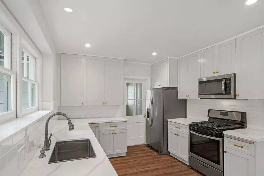 Kitchen area of Adam Sandler Home