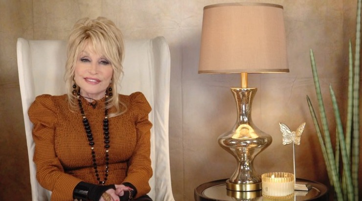 Dolly Parton Home Living Room area