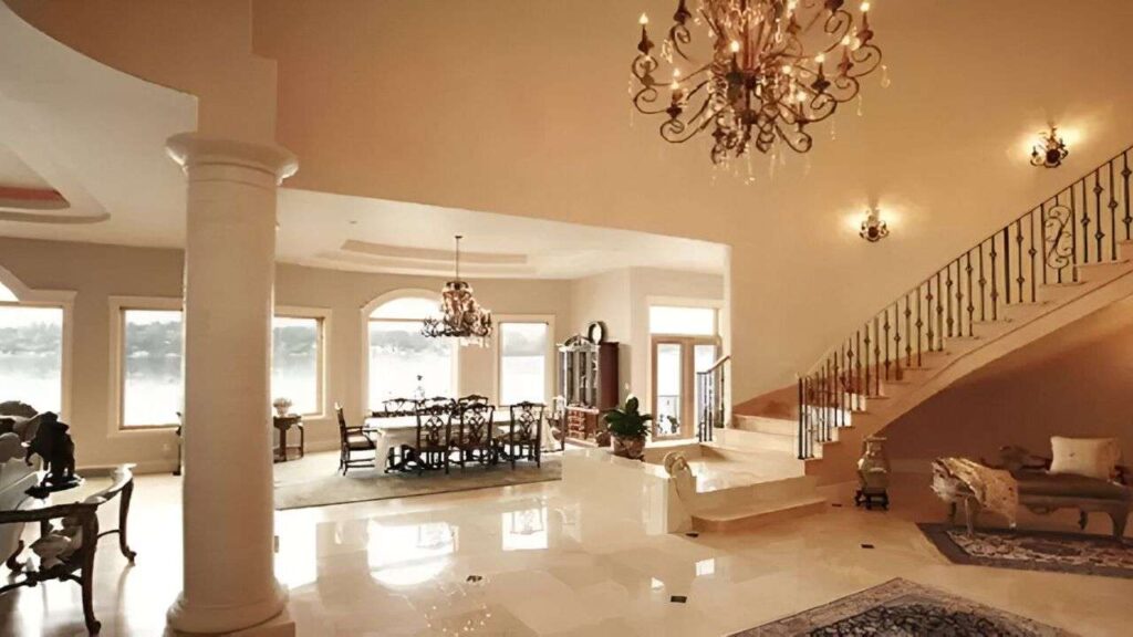 Kitchen and Living room area of Jesse Duplantis home