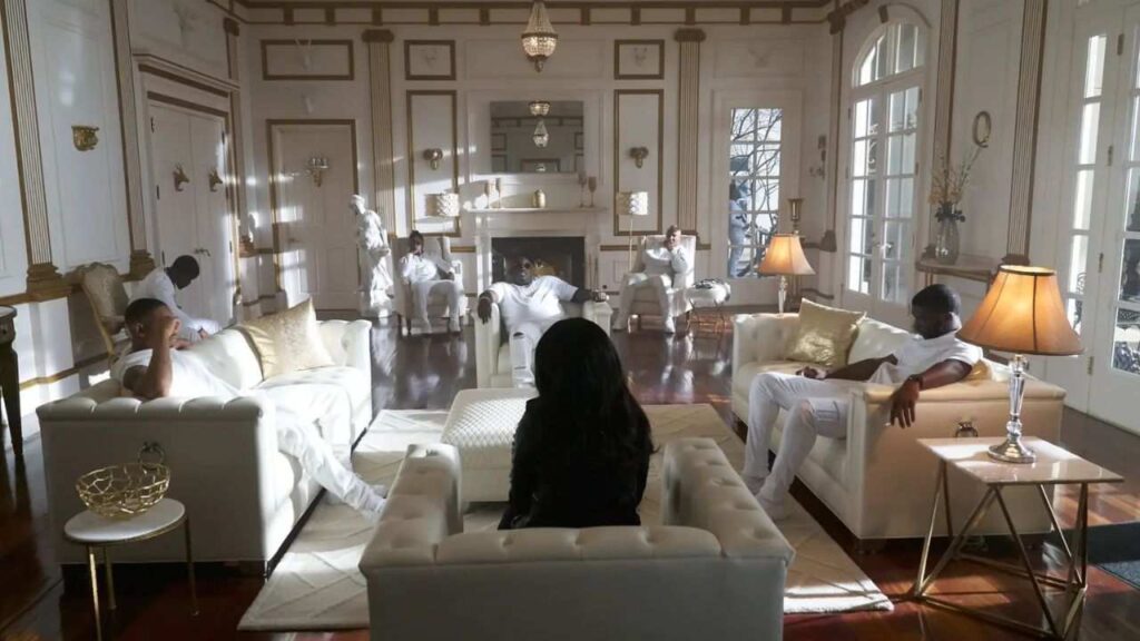 Rick Ross home living room area