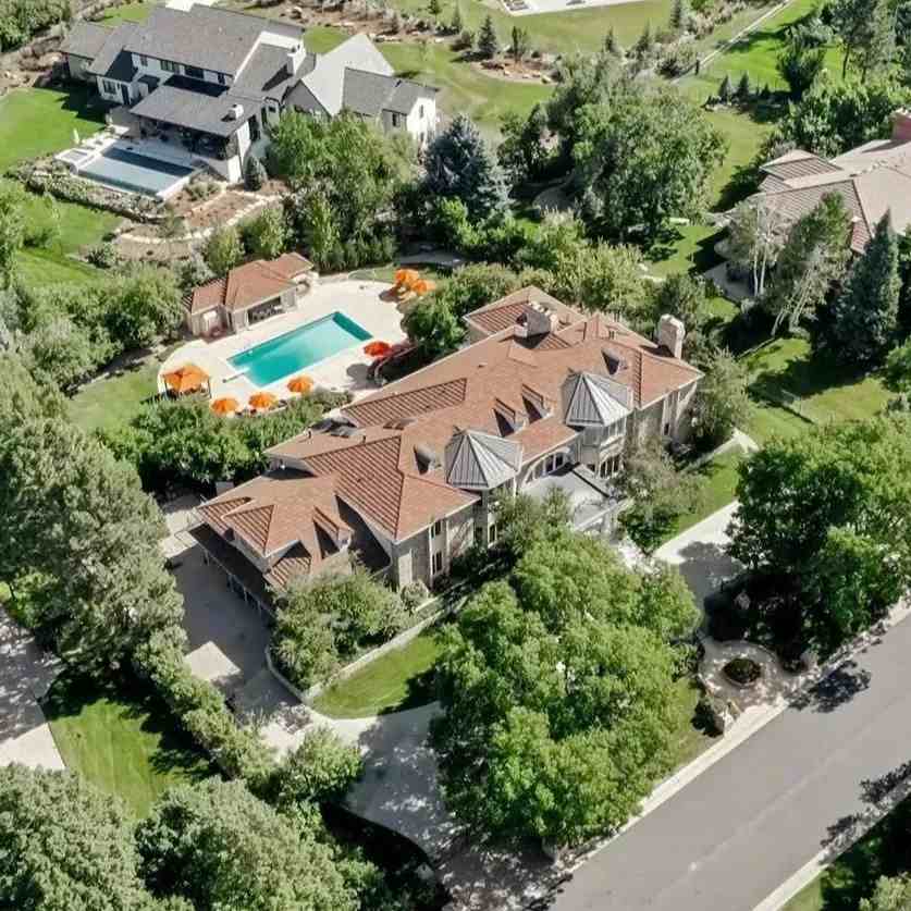 Drone view of Nikola Jokic House