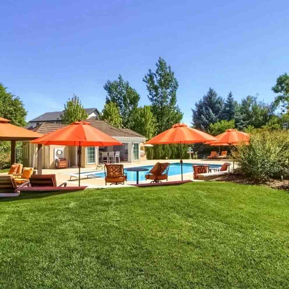 Outside garden area of Nikola Jokic