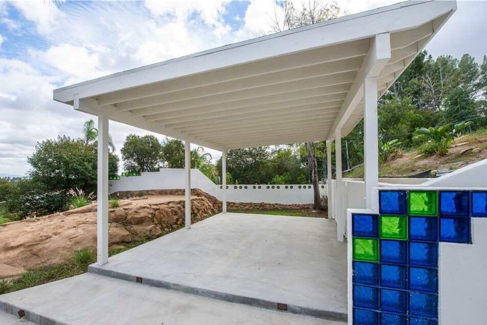 Backyard Area of Blueface Home