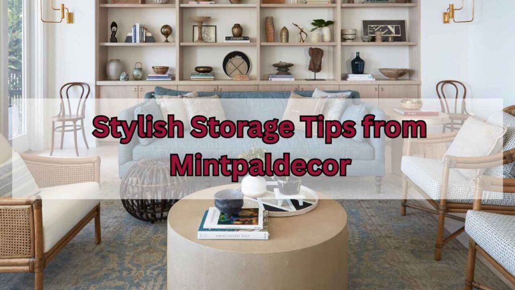 Stylish Storage Tips from Mintpaldecor

