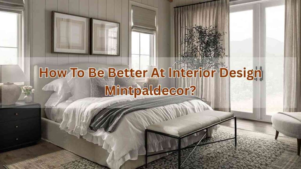 A glass wooden frame door and a black metal and white leather bench in room 