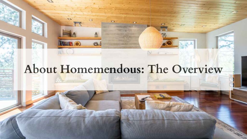 About Homemendous The Overview